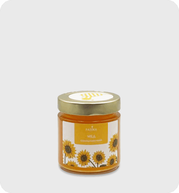 Мед “Соняшниковий”, натуральний (270 г)