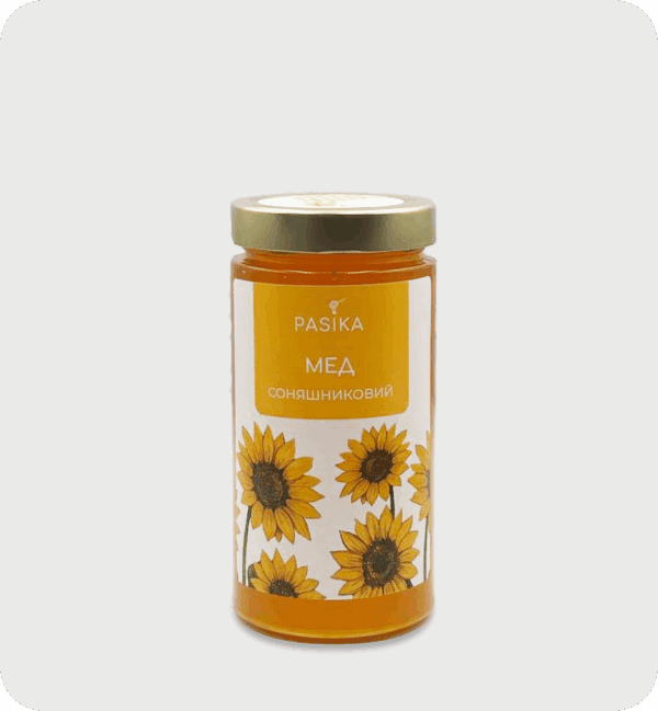 Мед “Соняшниковий”, натуральний (660 г)